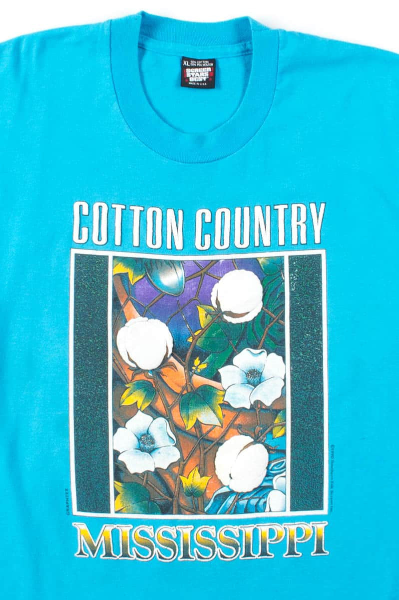 Cotton Country Mississippi Vintage T-Shirt