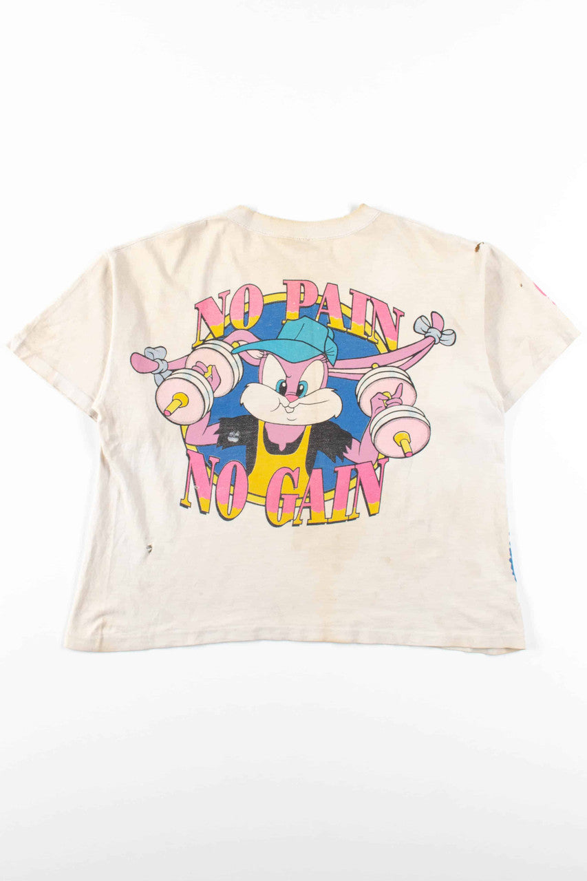 Distressed Tiny Toons Workout T-Shirt