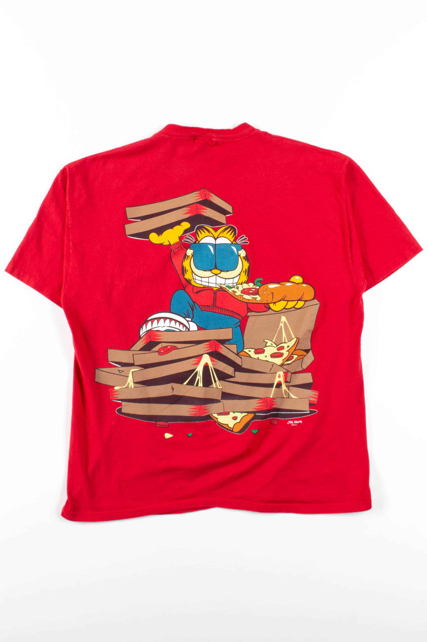 Garfield Pizza Delivery T-Shirt – Ragstock, image size:853x1280