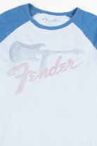 Blue Fender Baseball T-Shirt