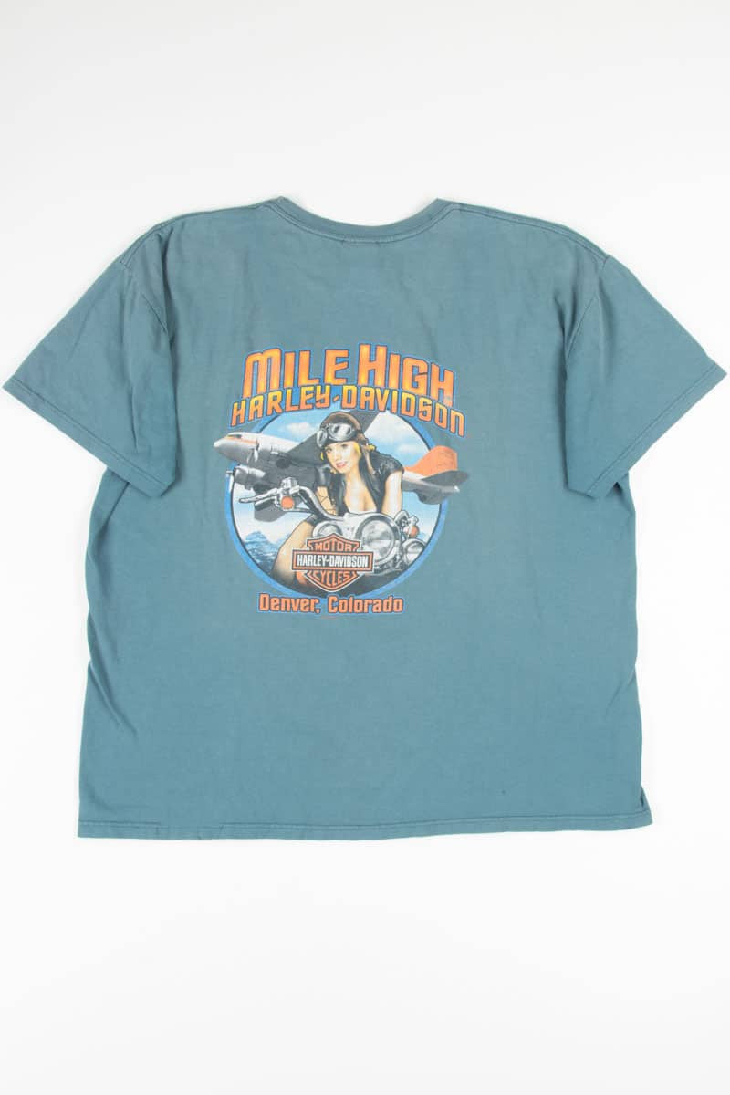 Pin-Up Girl Mile High Harley-Davidson T-Shirt