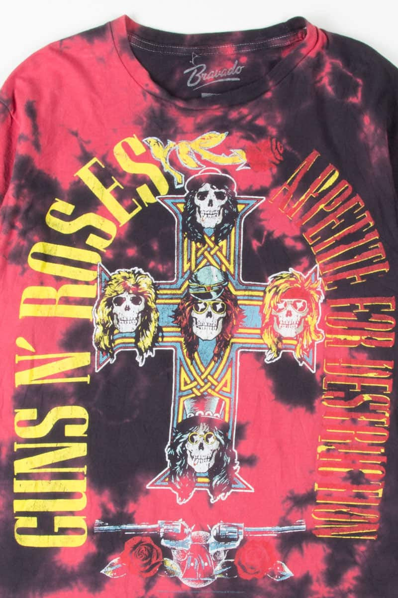 Tie Dye Guns N' Roses Appetite for Destruction T-Shirt