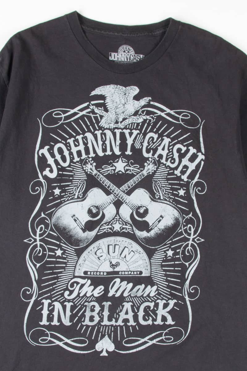 Johnny Cash The Man In Black T-Shirt