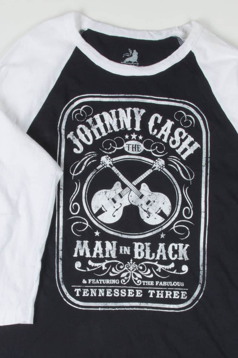 Johnny Cash Baseball T-Shirt 1