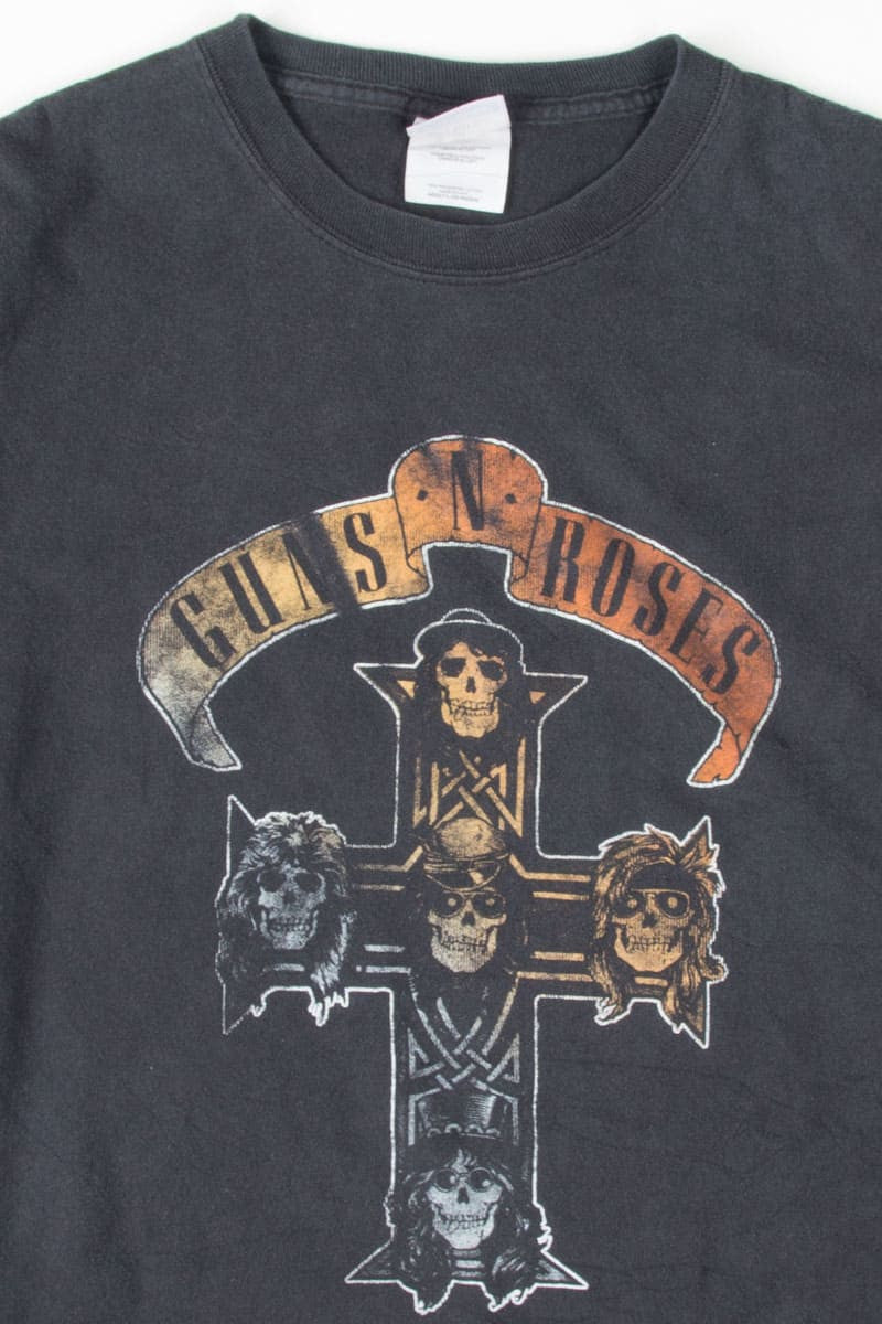 Faded Guns N Roses Band T-Shirt