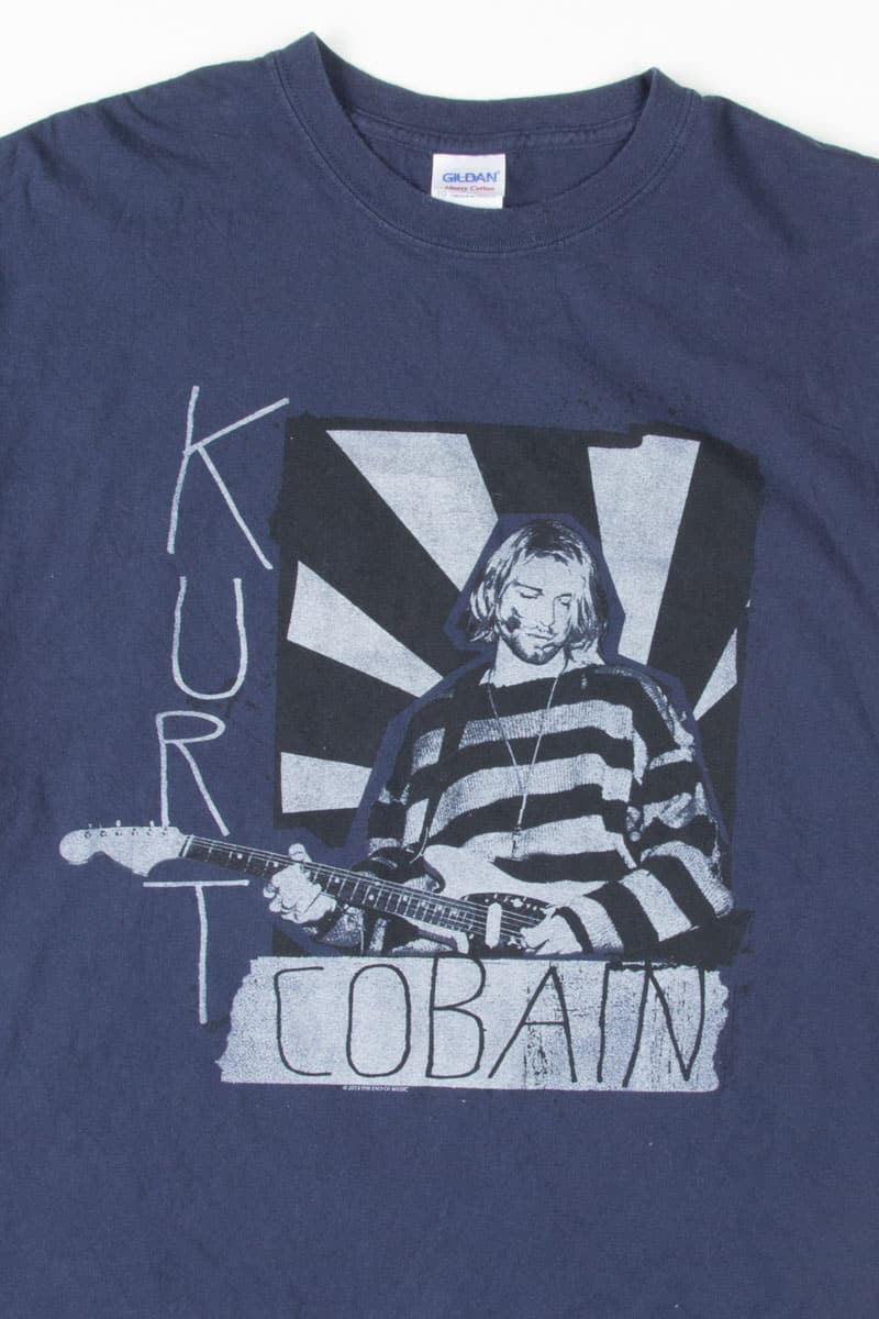 Navy Kurt Cobain T-Shirt
