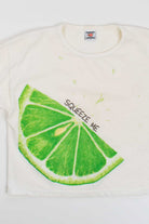 Squeeze Me' Lime Cropped T-Shirt