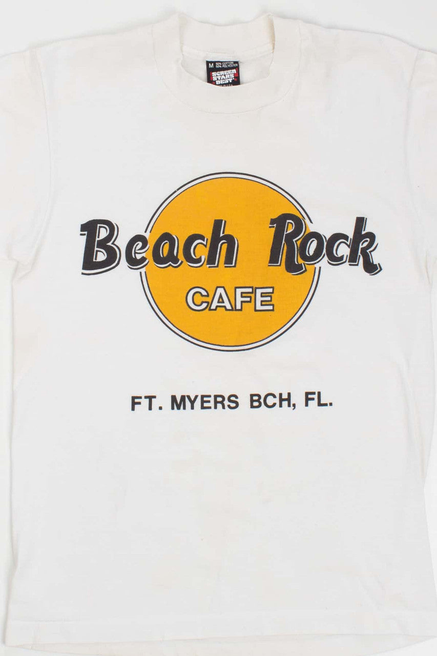 Beach Rock Cafe T-Shirt (Single Stitch)