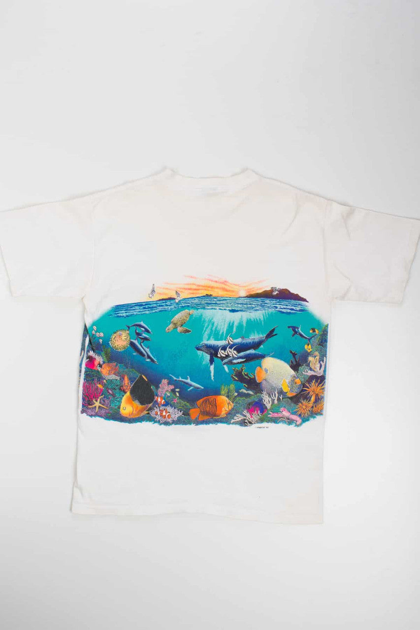 Sea Life Vintage T-Shirt (Single Stitch)