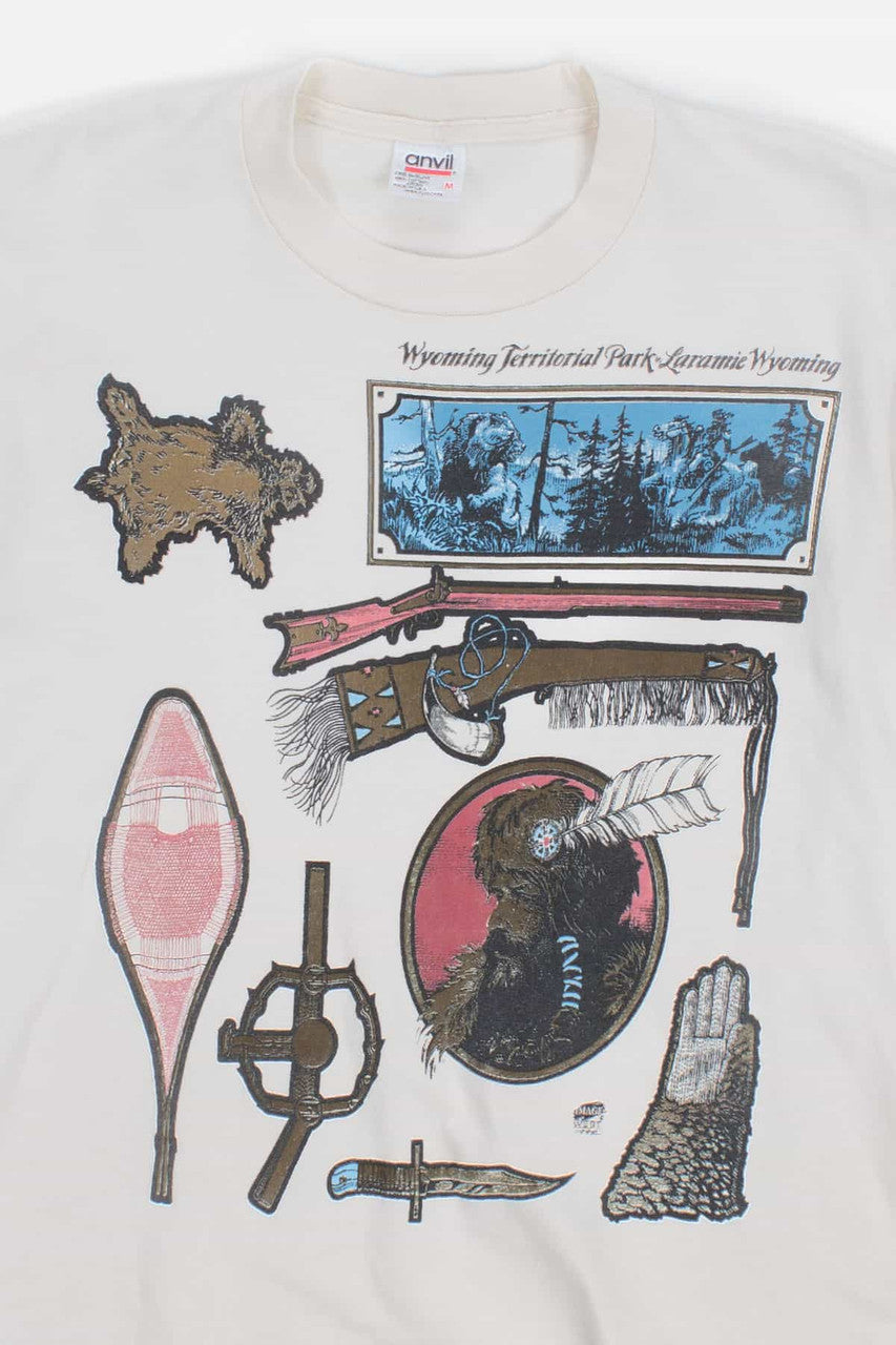 Wyoming 1992 Vintage T-Shirt (Single Stitch)