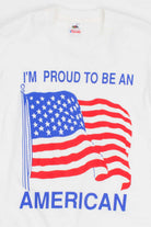 Proud to Be An American Vintage T-Shirt (Single Stitch)
