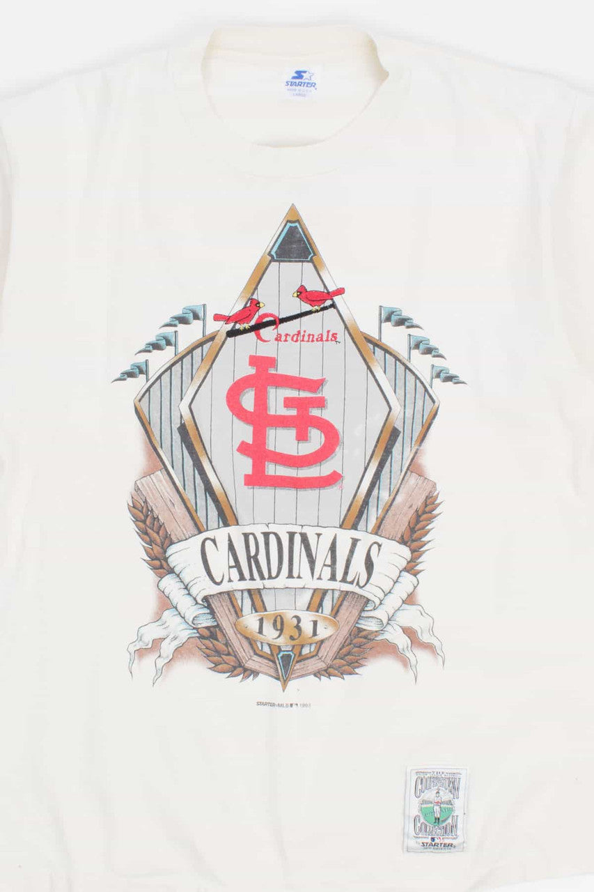 Cardinals 1993 Embroidered Vintage T-Shirt (Single Stitch)