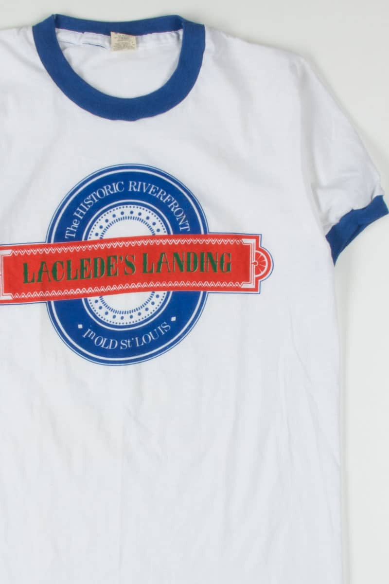 Laclede's Landing In Old St. Louis Vintage T-Shirt (Single Stitch) 1
