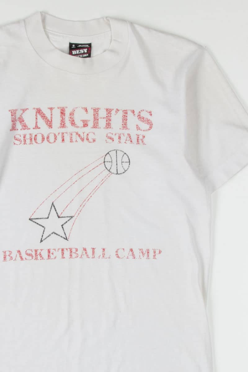 Knihts Shooting Star Basketball Camp Vintage T-Shirt (Single Stitch)