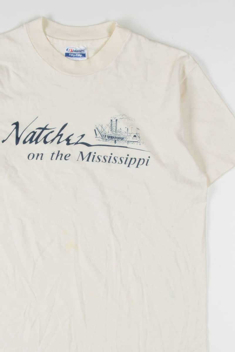 Natchez on The Mississippi Vintage T-Shirt (Single Stitch)