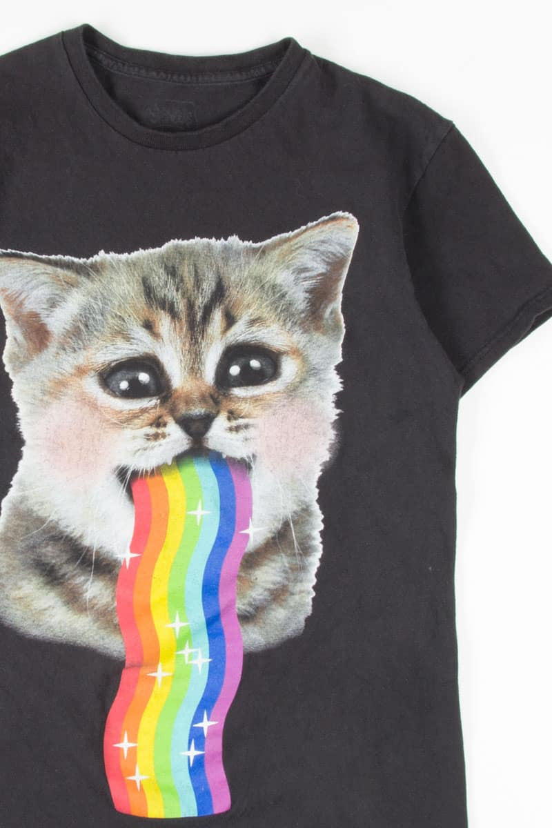 Puking Rainbow Kitty T-Shirt