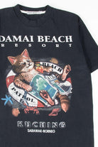 Damai Beach Resort Relaxing Cat T-Shirt