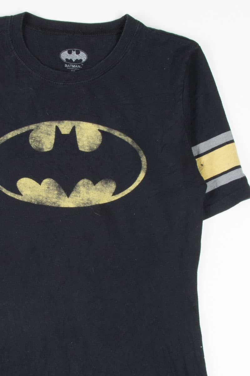 Batman Striped Sleeve T-Shirt