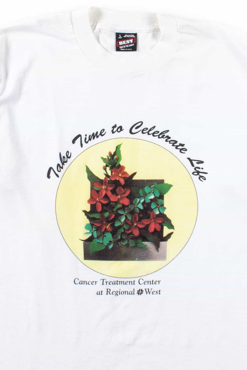 Take Time to Celebrate Life T-Shirt (Single Stitch)