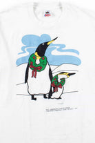 Christmas Penguins T-Shirt (1991, Single Stitch)
