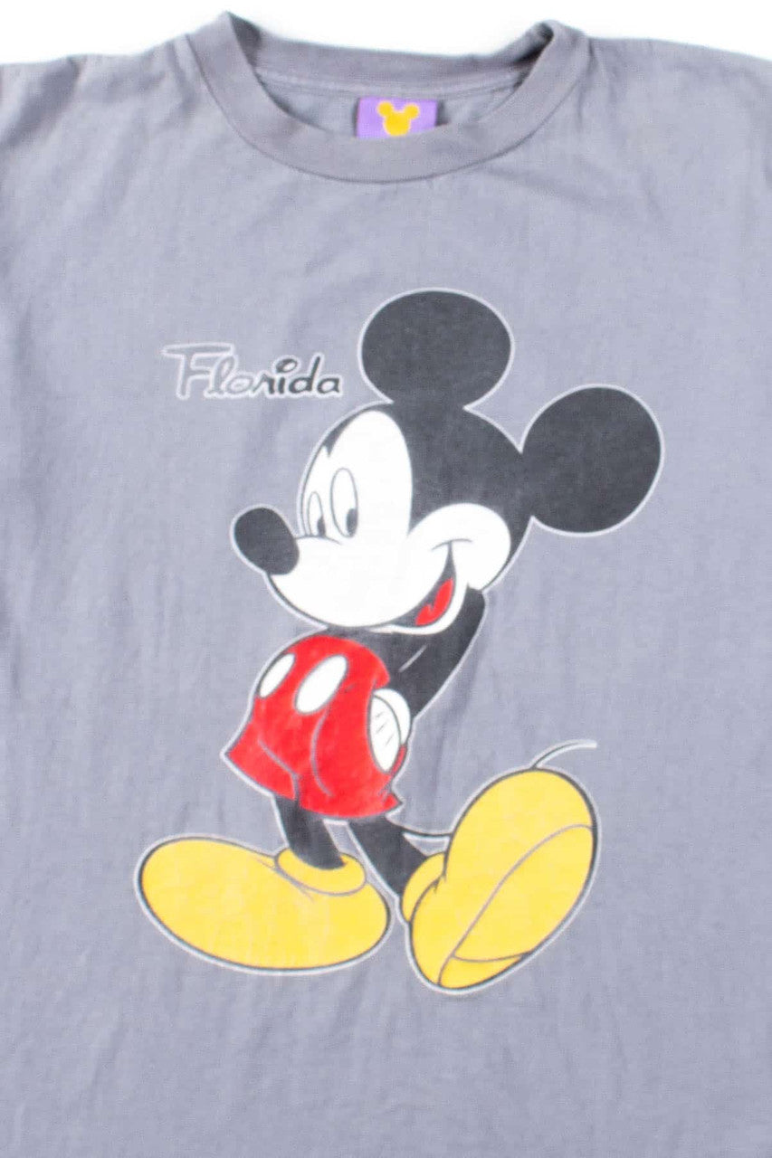 Grey Florida Mickey T-Shirt