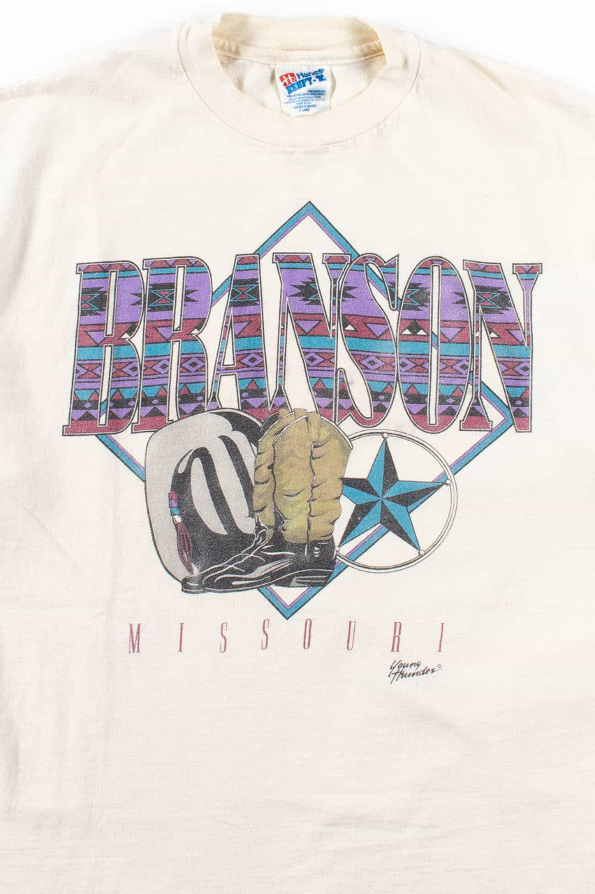 Branson Missouri Boots T-Shirt (Single Stitch)