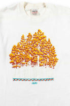 Idaho Autumn Trees T-Shirt (Single Stitch)