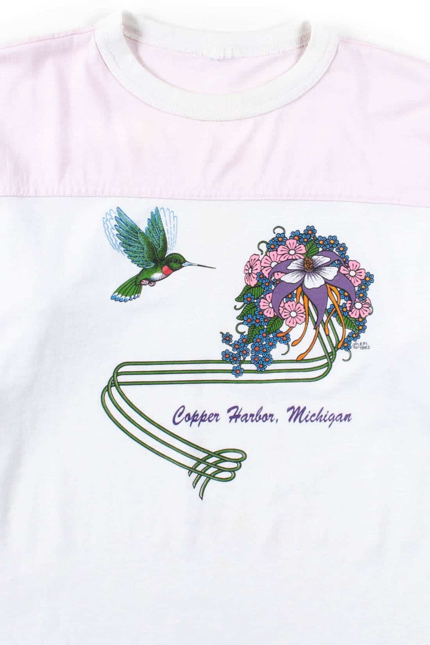Copper Harbor Color Block T-Shirt (Single Stitch)
