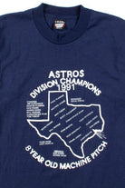 Astros Division Champs T-Shirt (1991, Single Stitch)