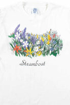 Steamboat Flowers T-Shirt (1990, Single Stitch)
