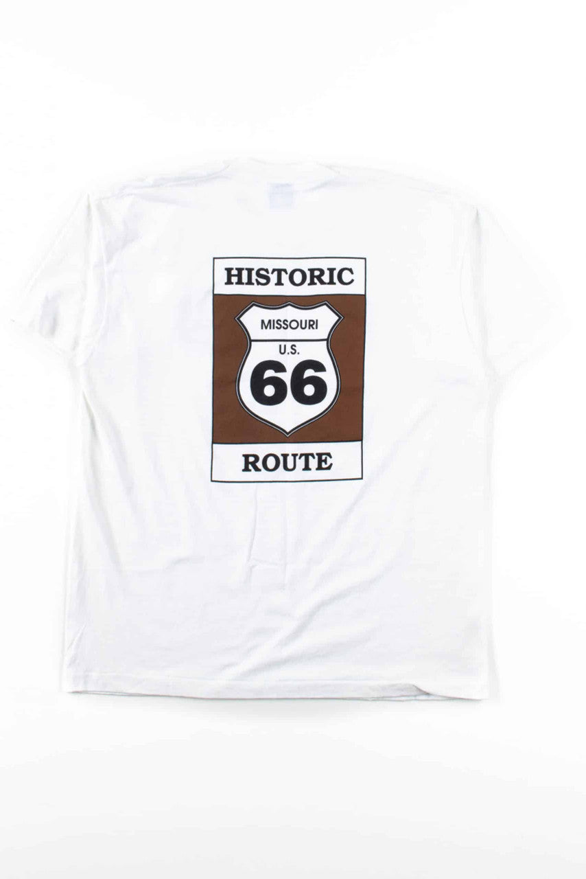 Historic Route 66 T-Shirt (Single Stitch)