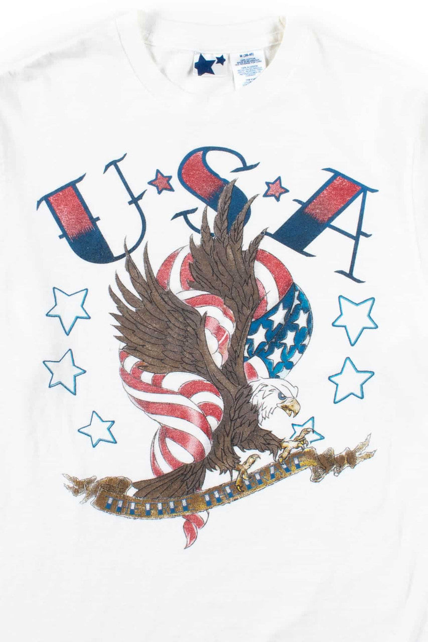 The Free And The Brave Eagle T-Shirt