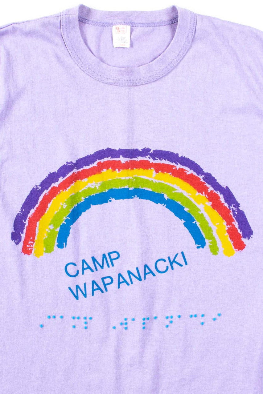 Camp Wapanacki Braille Sleeveless T-Shirt (Single Stitch)