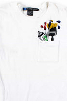 Beaded Paintbrushes Pocket T-Shirt