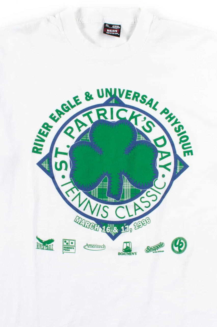 St. Patrick's Tennis Classic T-Shirt (1996, Single Stitch)