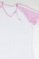 Pink Adidas Baseball T-Shirt