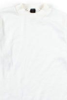 Vintage White Ribbed T-Shirt (Single Stitch)