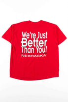 We're Not Snobs... Nebraska T-Shirt (Single Stitch)
