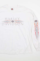 Oversized Harley Flames Long Sleeve