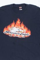 Screaming Eagle Flames Harley Tee