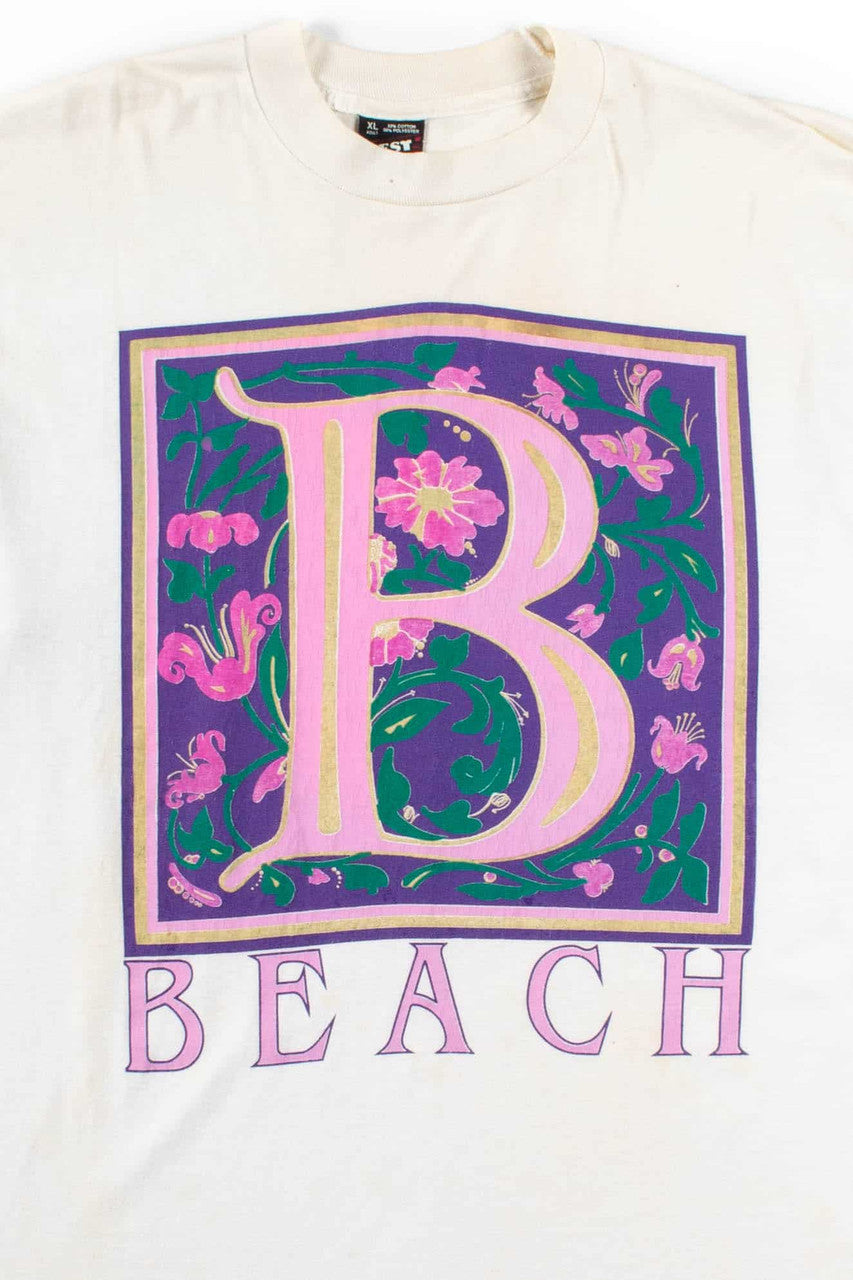 B Beach T-Shirt (Single Stitch)