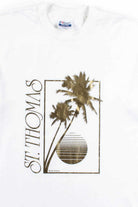 Golden Metallic St. Thomas T-Shirt (1987, Single Stitch)