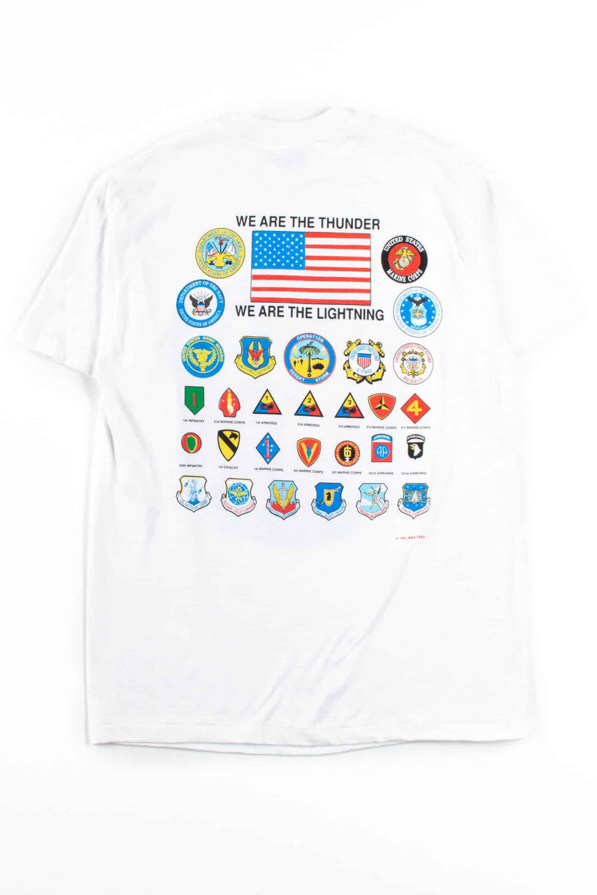 Operation Desert Storm Victory T-Shirt (1991, Single Stitch)