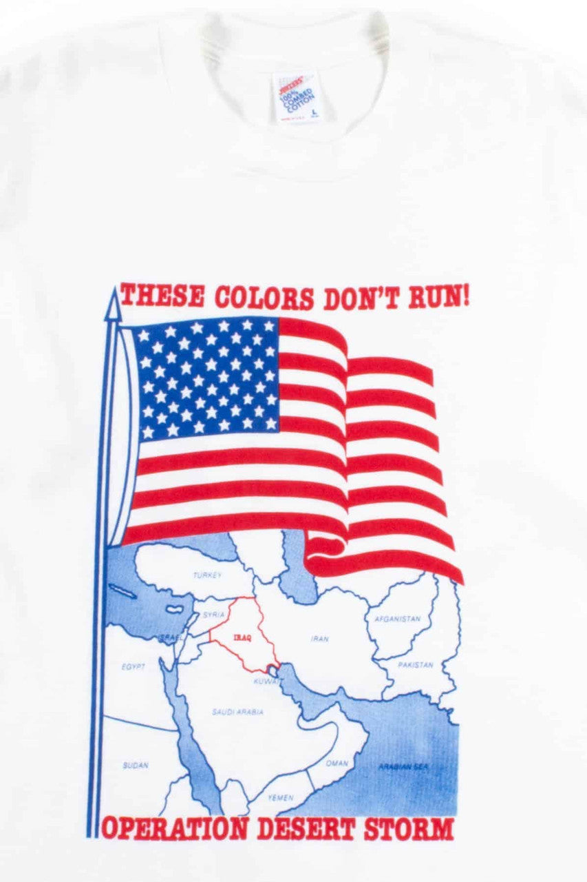 Operation Desert Storm Iraq T-Shirt (Single Stitch)