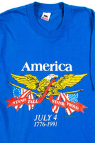 America July 4 T-Shirt (1991, Single Stitch)