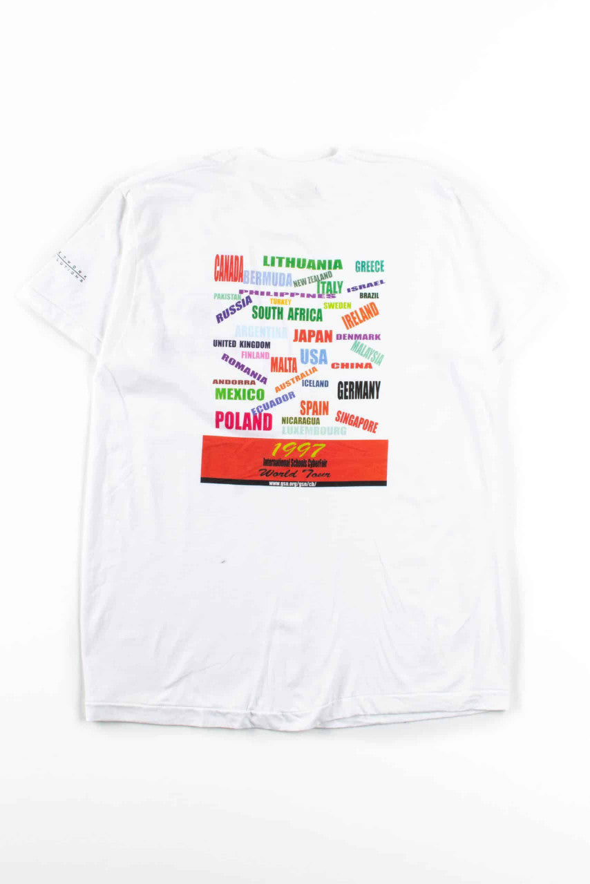 International Schools Cyberfair T-Shirt (1997, Single Stitch)