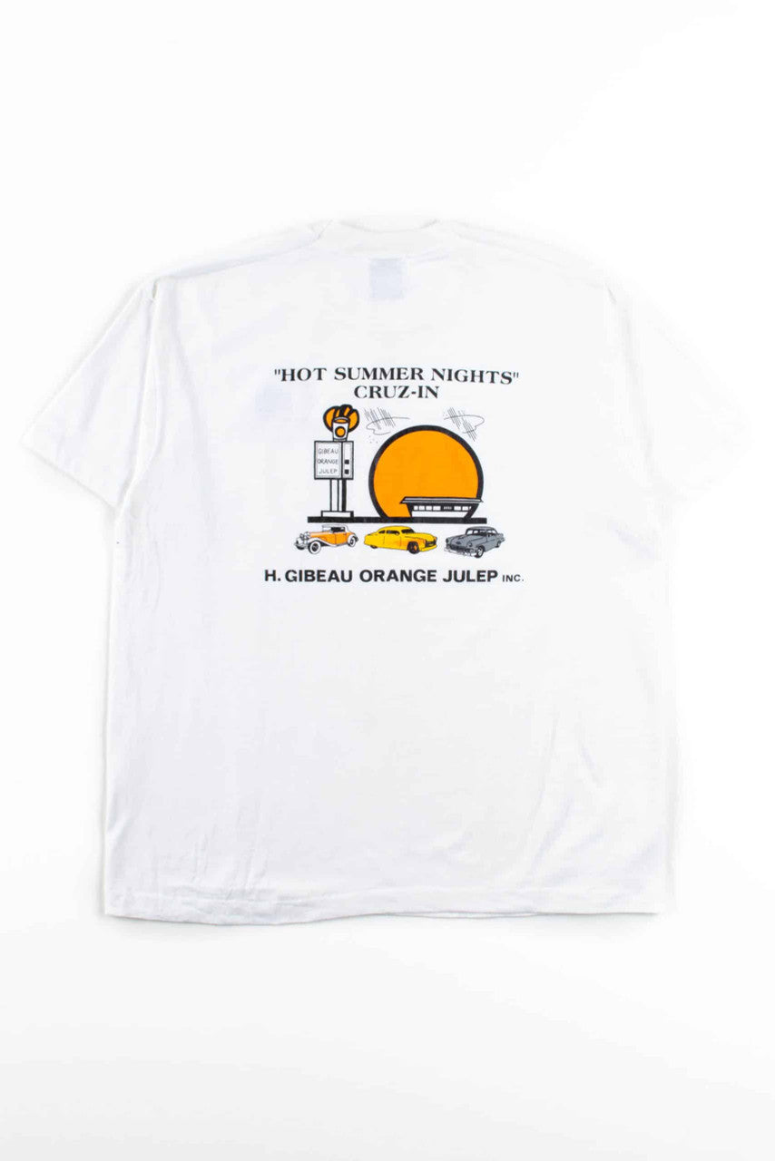 Hot Summer Nights Cruz-In T-Shirt (Single Stitch)