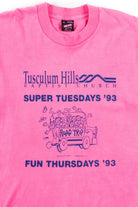 Tusculum Hills Super Tuesday T-Shirt (1993, Single Stitch)