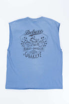 Harley Gilette Wyoming Blue Muscle Tank