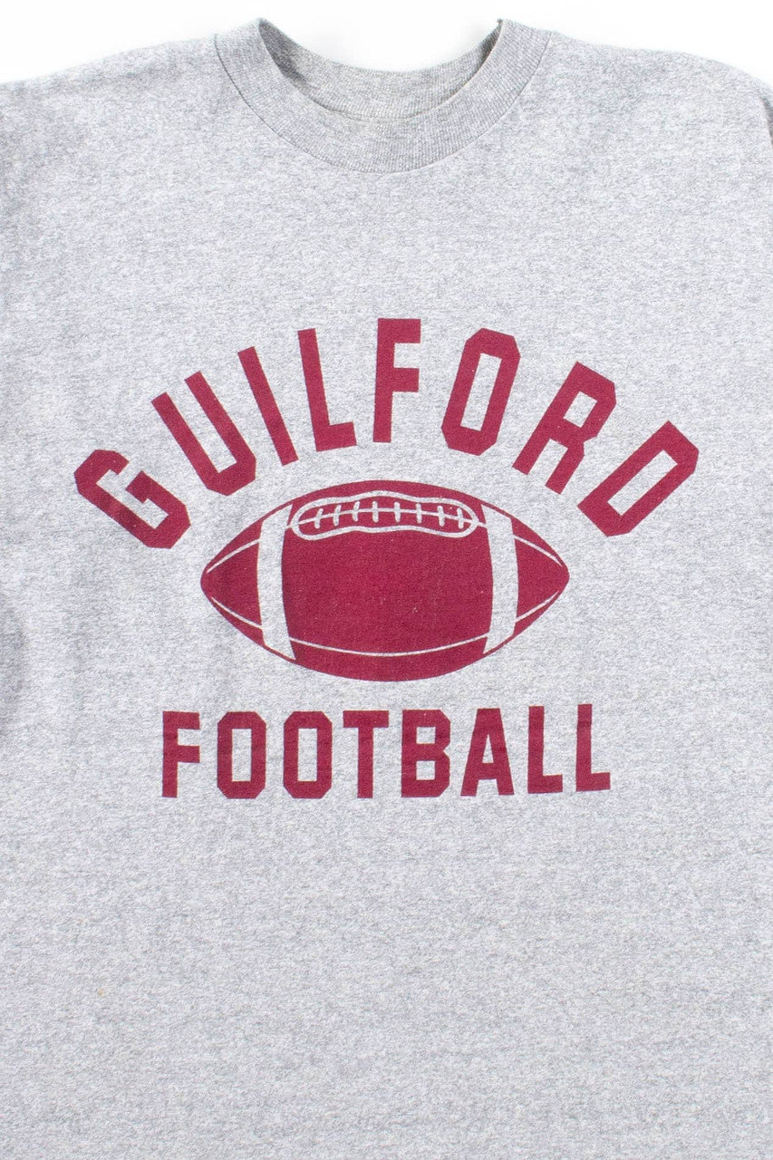 Guilford Football T-Shirt (Single Stitch)